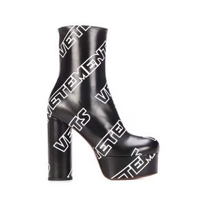 Vetements Black Platform Boots